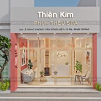 Thiết kế spa phun thêu Thiên Kim – Bình Dương
